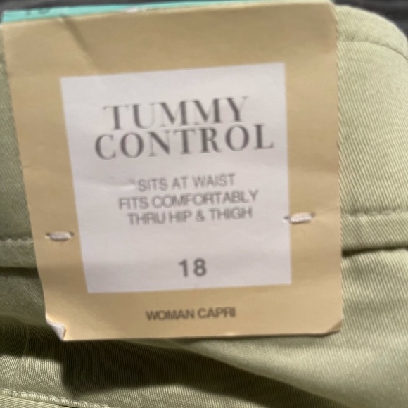 Tummy Control Capris lime green - Picture 5 of 6